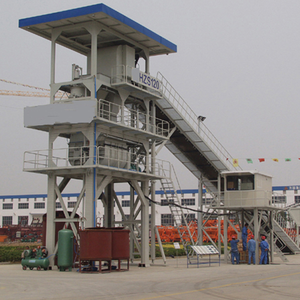 HZS series concrete batching plant