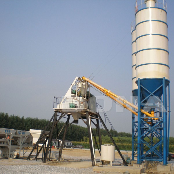 low cost concrete mixing plant