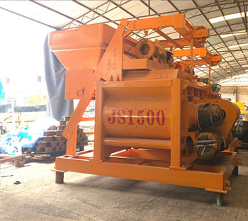 Twin shafts Concrete Cement Mixer 