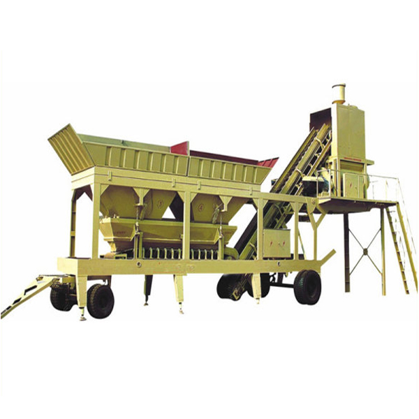 mobile concrete mixing plant