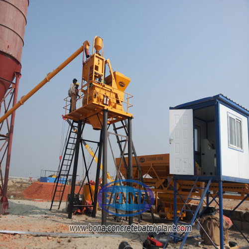 BONA HZS60 Concrete Batching Plant to Bangladesh