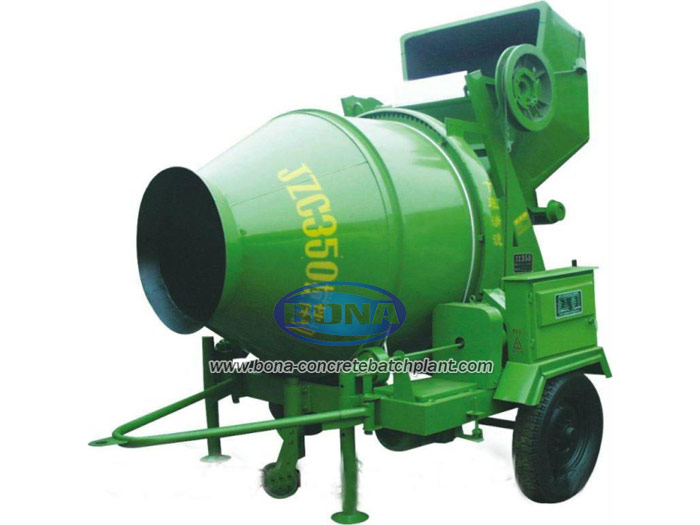 JZC self loading drum concrete mixer 