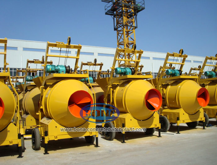 HZS75 concrete mixing plant