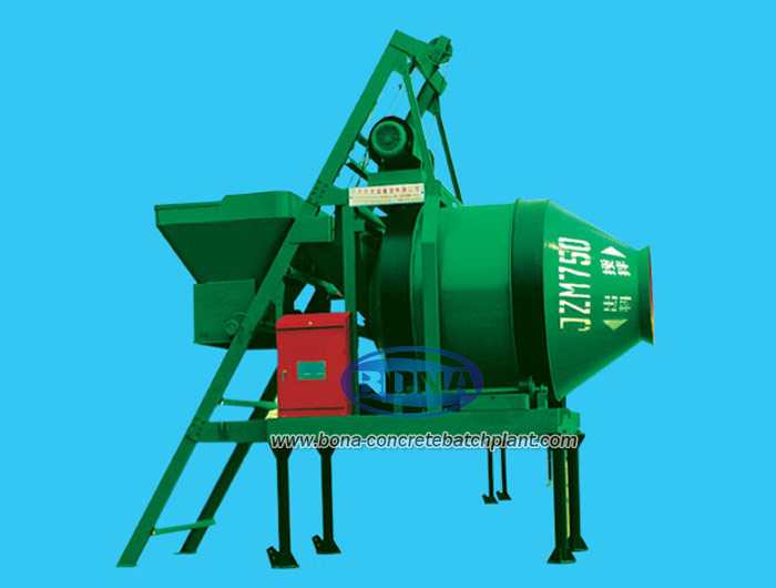 mobile concrete mixer