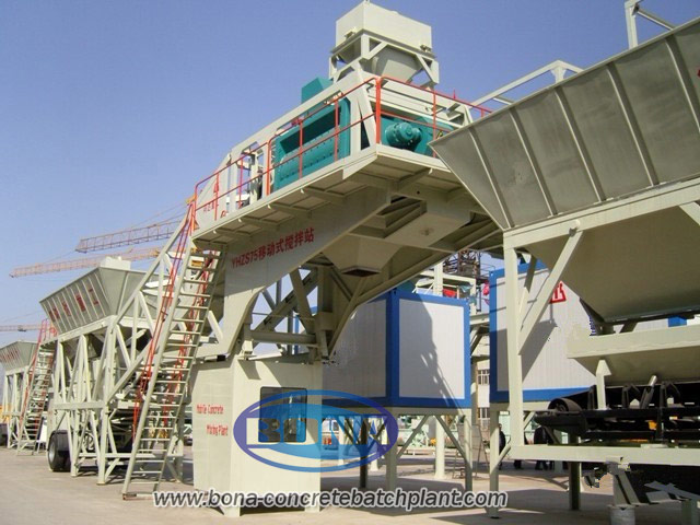 concrete mixing batch plant