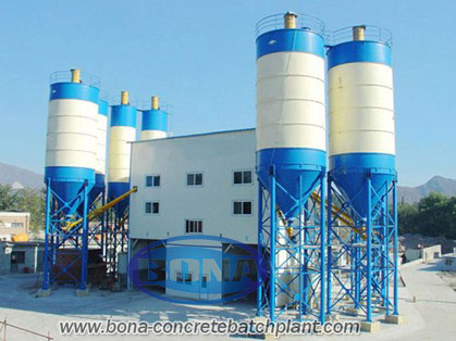 HZS60 concrete mixing plant
