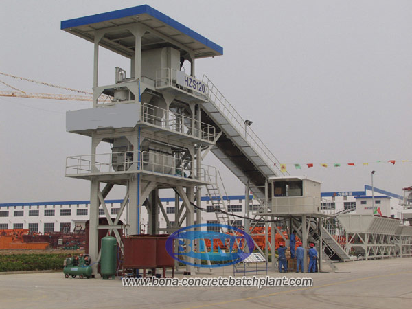 concrete batching mixing plant