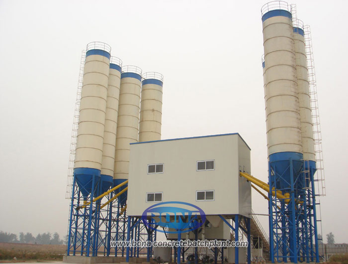 HZS150 Concrete mixing Plant