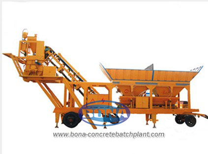 small concrete mixing plant