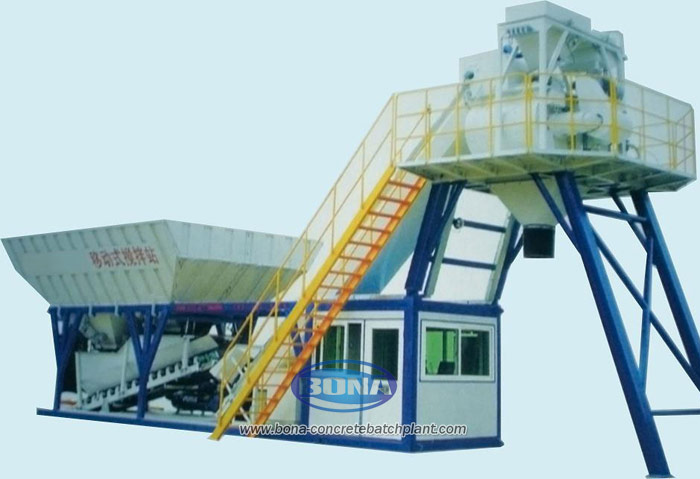 YHZS40 Mobile Concrete Batching Plant